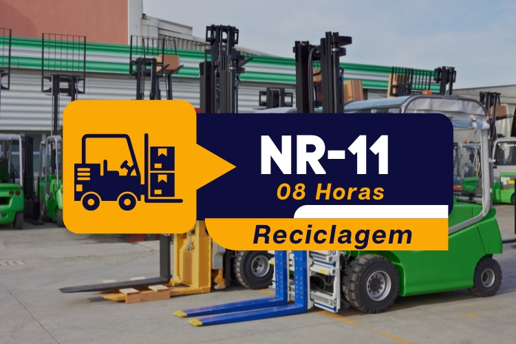 NR 11 – Operador de Empilhadeira – Teórico Reciclagem – 08 Horas